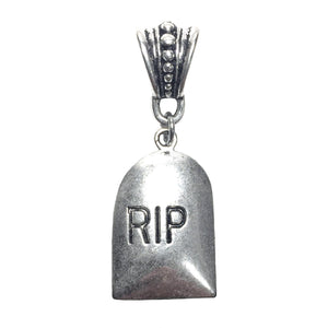 RIP Tombstone Pendant