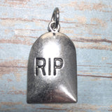 RIP Tombstone Pendant