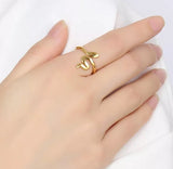 Snake Ring Yellow Gold Plated 18K GP