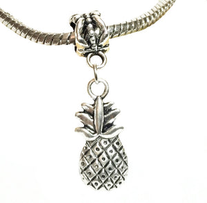 Pineapple Bead Charm Fits Pandora Chain Bracelet