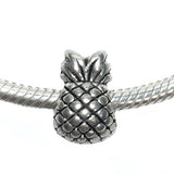 Pineapple Slider Bead Antique Silver Fits Pandora