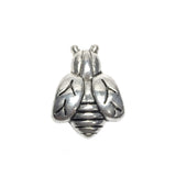 Bumble Bee Insect Slider Bead Antiqued Silver Fits Pandora Charm Bracelet