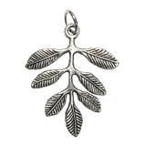 Leaf Branch Leaves Silver Pendant