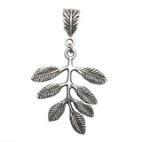 Leaf Branch Leaves Silver Pendant