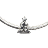 Christmas Tree Slider Bead Silver for Pandora Chain Charm Bracelet