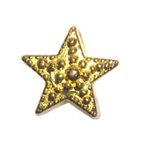 Gold Star Slider Bead Charm for Pandora Chain Charm Bracelet