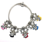 Color Reindeer Deer Bead Charm Fits Pandora Chain Bracelet