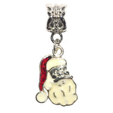 Santa Claus Bead Charm For Pandora Chain Bracelet