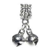 Jingle Bell Bead Charm For Pandora Chain Bracelet Silver Gold