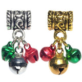 Jingle Bells Christmas Handcrafted Bead Charm Fits Pandora Chain Bracelet