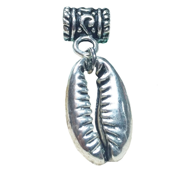 Seashell Bead Charm Fits Pandora Chain Bracelet